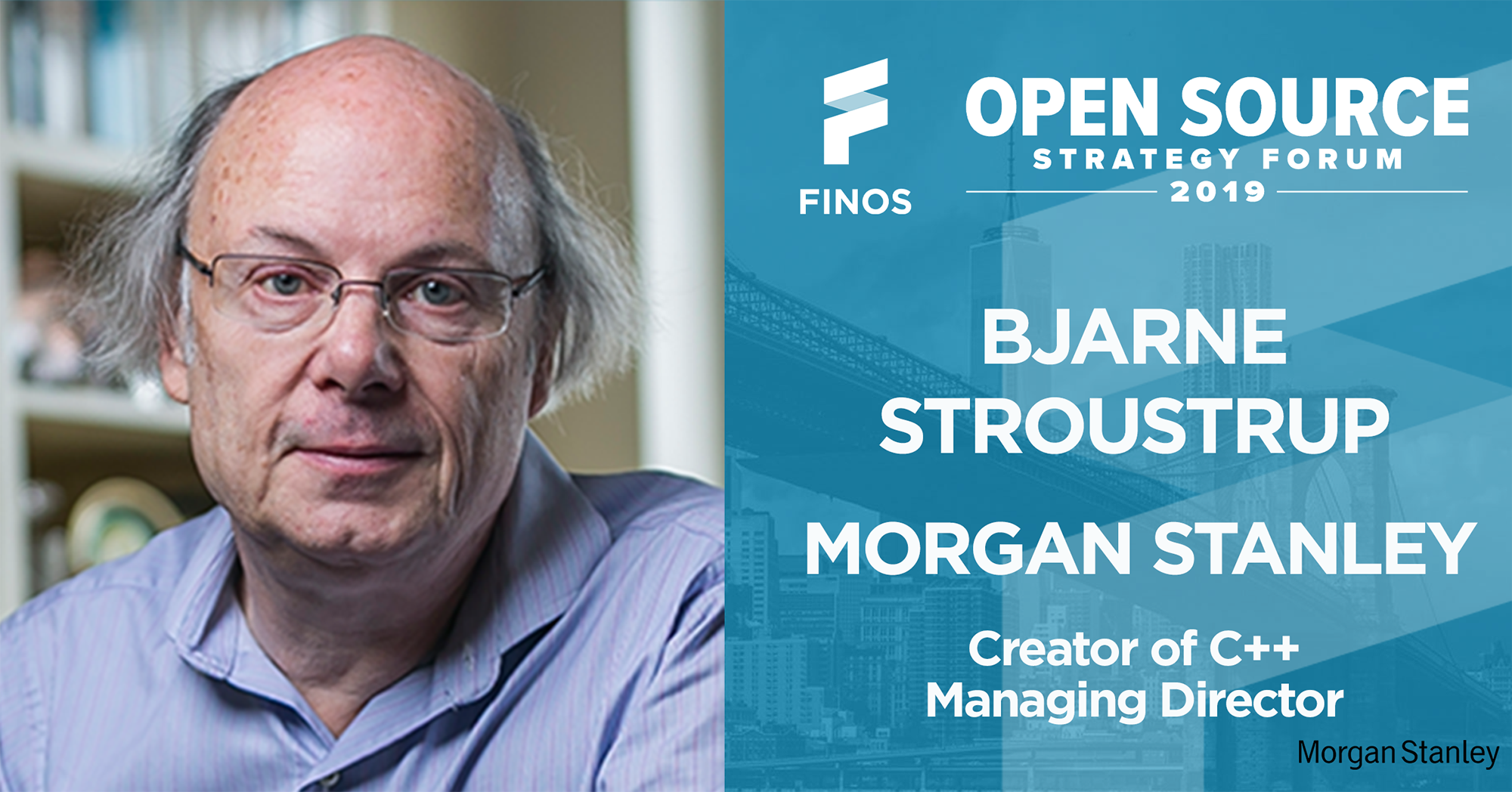 OSSF 2019 Speaker - Bjarne Stroustrup